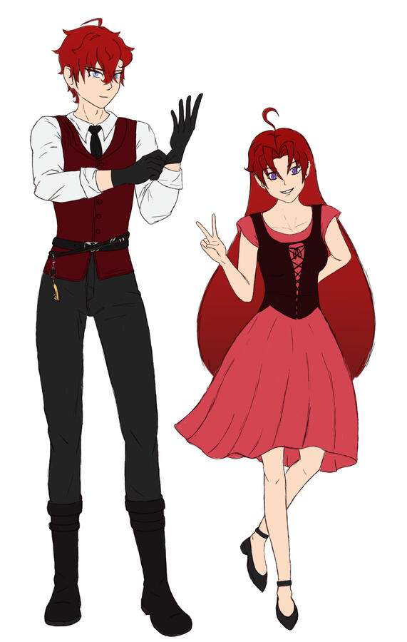 Aldric &amp; Adeline Ragnvindr (OCs from AMQ)